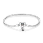 Bransoletka modułowa baza do charms typu Pandora Apart Srebro 925 Serce Gwiazda Bransoletka modułowa baza do charms typu Pandora Apart Srebro 925 Serce Gwiazda