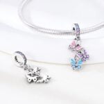 Charms do bransoletki Srebro 925 Motyle Charms do bransoletki Srebro 925 Motyle
