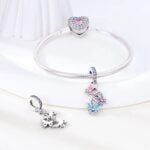 Charms do bransoletki Srebro 925 Motyle Charms do bransoletki Srebro 925 Motyle
