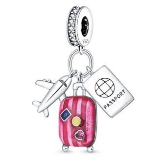 Charms do bransoletki Srebro 925 Podróż