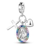 Charms do bransoletki Srebro 925 Matka Boska Maryja Charms do bransoletki Srebro 925 Matka Boska Maryja