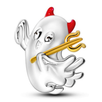 Charms do bransoletki Srebro 925 Diabeł