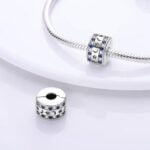Charms do bransoletki Srebro 925 Bloker Klips Seperator