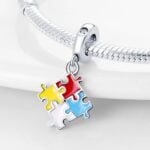 Charms do bransoletki Srebro 925 Żarówka świecąca w ciemności Charms do bransoletki Srebro 925 Żarówka świecąca w ciemności