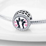 Charms do bransoletki Srebro 925 Rodzina