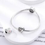 Charms do bransoletki Srebro 925 Siostry Przyjaciółki