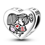 Charms do bransoletki Srebro 925 Siostry Przyjaciółki