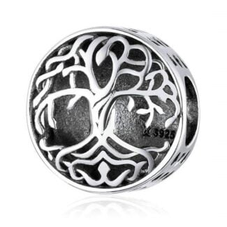 Charms do bransoletki Srebro 925 Drzewo Życia Ażurowe