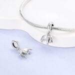 Charms do bransoletki Srebro 925 Słoń