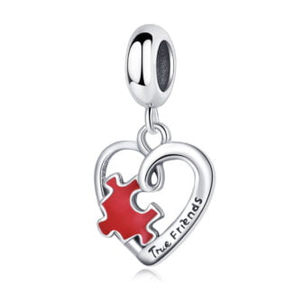 Charms do bransoletki Srebro 925 Siostry Przyjaźń Puzzel