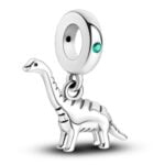Charms do bransoletki Srebro 925 Dinozaur Brontozaur