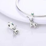 Charms do bransoletki Srebro 925 Dinozaur Brontozaur