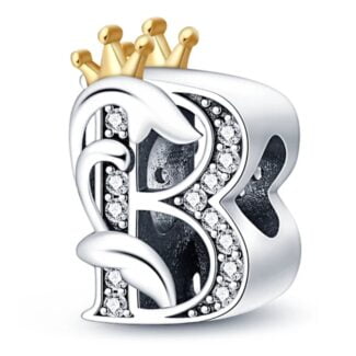 Charms do bransoletki Srebro 925 Litera A