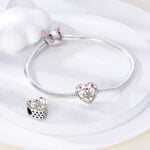 Charms do bransoletki Srebro 925 Kot i Pies