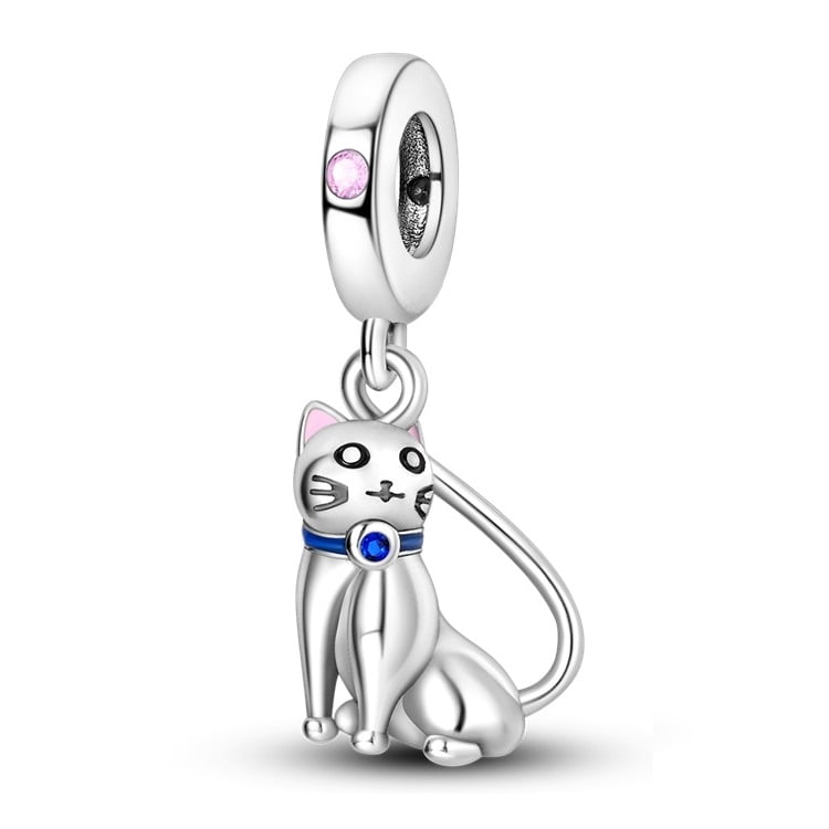 Charms do bransoletki Srebro 925 Kot Charms do bransoletki Srebro 925 Kot
