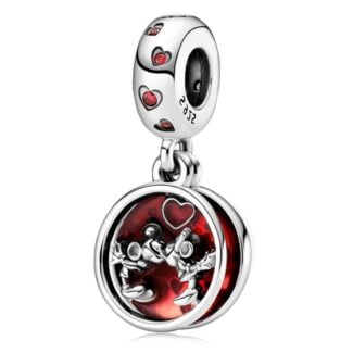 Charms do bransoletki Srebro 925 Myszka Minnie i Mickey