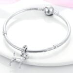 Charms do bransoletki Srebro 925 Pies Beagle