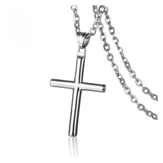 Naszyjnik męski Krzyż Katolicki
