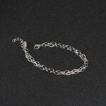 Bransoletka męska pancerka podwójna