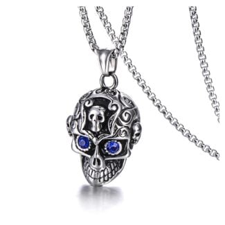 Naszyjnik męski Czaszka