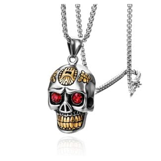 Naszyjnik męski Czaszka