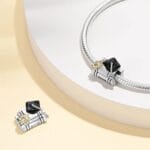 Charms do bransoletki Srebro 925 Książki i Czapka Absolwenta Charms do bransoletki Srebro 925 Książki i Czapka Absolwenta