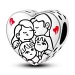 Charms do bransoletki Srebro 925 Rodzina