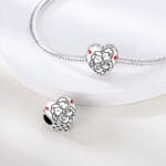 Charms do bransoletki Srebro 925 Rodzina