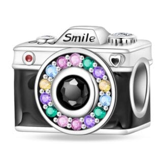 Charms do bransoletki Srebro 925 Aparat Fotograficzny