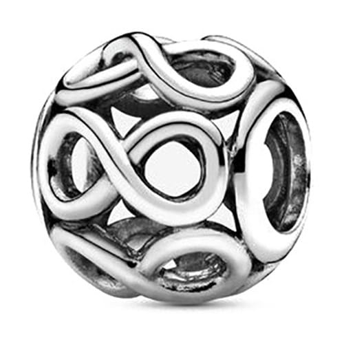 Charms do bransoletki Srebro 925 Ażurowa Kula Nieskończoności Charms do bransoletki Srebro 925 Ażurowa Kula Nieskończoności