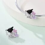 Charms do bransoletki Srebro 925 Czapka Absolwenta i Książki Charms do bransoletki Srebro 925 Czapka Absolwenta i Książki