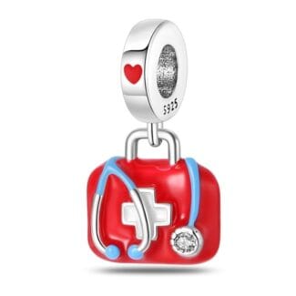 Charms do bransoletki Srebro 925 Apteczka Lekarska