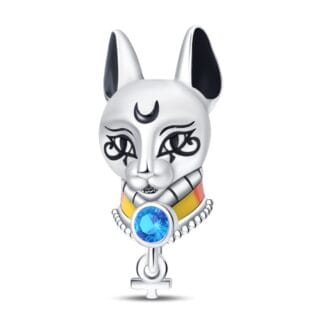 Charms do bransoletki Srebro 925 Kot z Egiptu