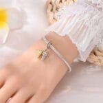 Charms do bransoletki Srebro 925 Mumia i Piramida z Egiptu