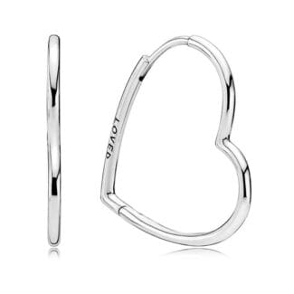 Kolczyki Srebro 925 Asymetryczne Serca