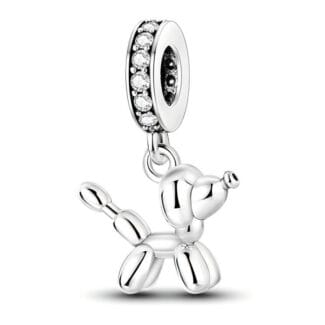 Charms do bransoletki Srebro 925 Balonowy Piesek