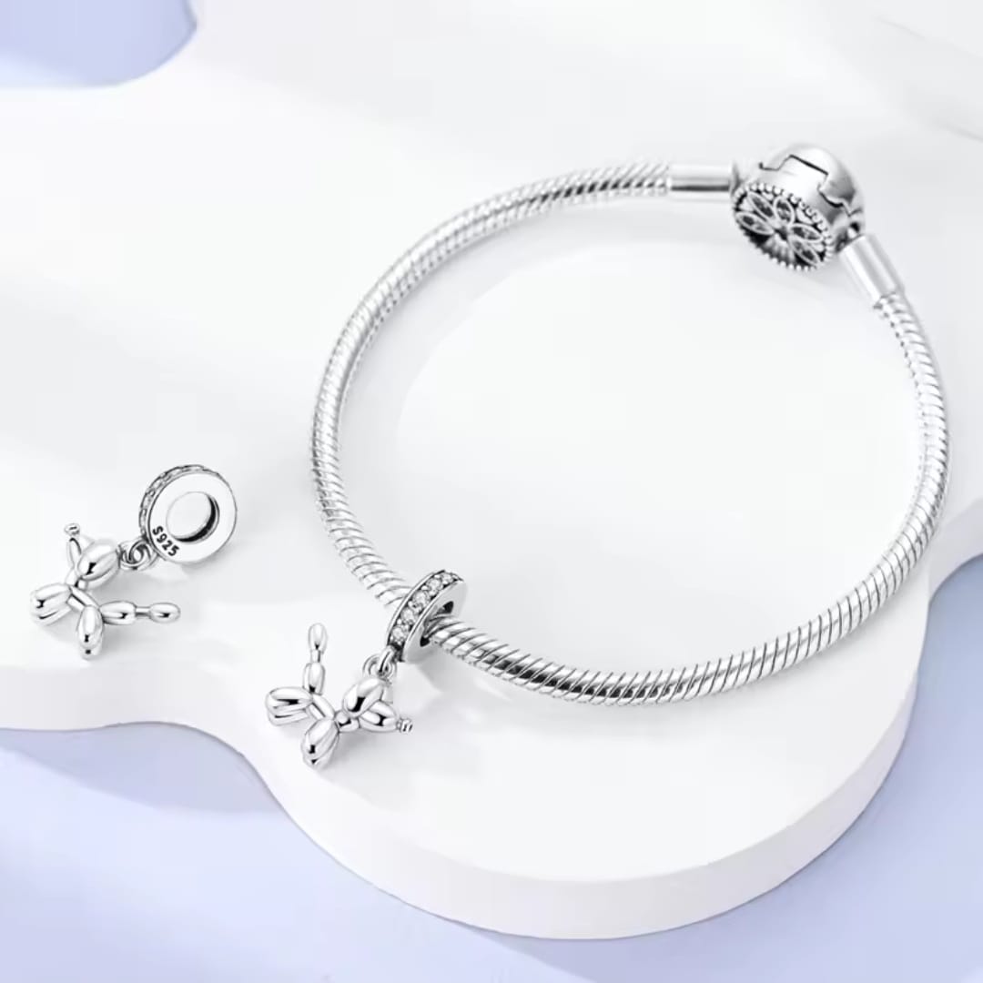 Charms do bransoletki Srebro 925 Balonowy Piesek Charms do bransoletki Srebro 925 Balonowy Piesek