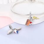 Charms do bransoletki Srebro 925 Fast Food