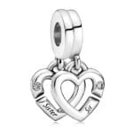 Charms do bransoletki Srebro 925 Siostry Sister Podwójna