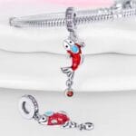 Charms do bransoletki Srebro 925 Ryba Karp Koi Charms do bransoletki Srebro 925 Ryba Karp Koi