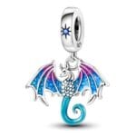 Charms do bransoletki Srebro 925 Smok