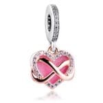 Charms do bransoletki Srebro 925 Rodzinne Serce
