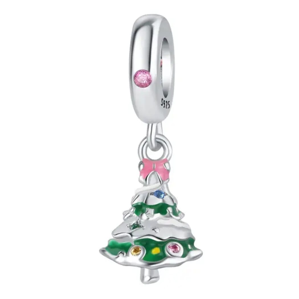 Charms do bransoletki Srebro 925 Choinka Charms do bransoletki Srebro 925 Choinka