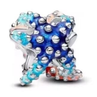 Charms do bransoletki Srebro 925 Rybi ogon Muszla Rozgwiazda