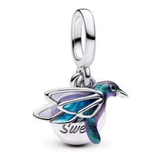 Charms do bransoletki Srebro 925 Ptak Koliber