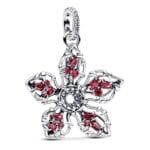 Charms do bransoletki Srebro 925 Stranger Things Kwiat Demogorgona