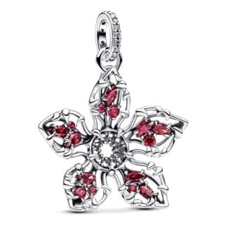 Charms do bransoletki Srebro 925 Stranger Things Kwiat Demogorgona