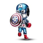 Charms do bransoletki Srebro 925 Marvel Kapitan Ameryka Avengers Charms do bransoletki Srebro 925 Marvel Kapitan Ameryka Avengers